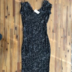 NWT H&M Galaxy Print, Fitted T-Shirt Dress